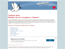Tablet Screenshot of preghiere.org